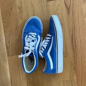 Unique blue Vans - size 8.5 (EUC)